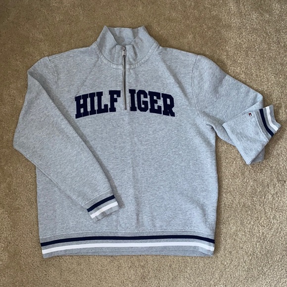Tommy Hilfiger Half Zip Hoodie - Picture 2 of 6